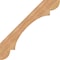 Ekena Millwork 5 1/2"W x 42"D x 42"H Olympic Smooth Knee Brace, Western Red Cedar BRC06X42X42OLY00SWR - alternate 3